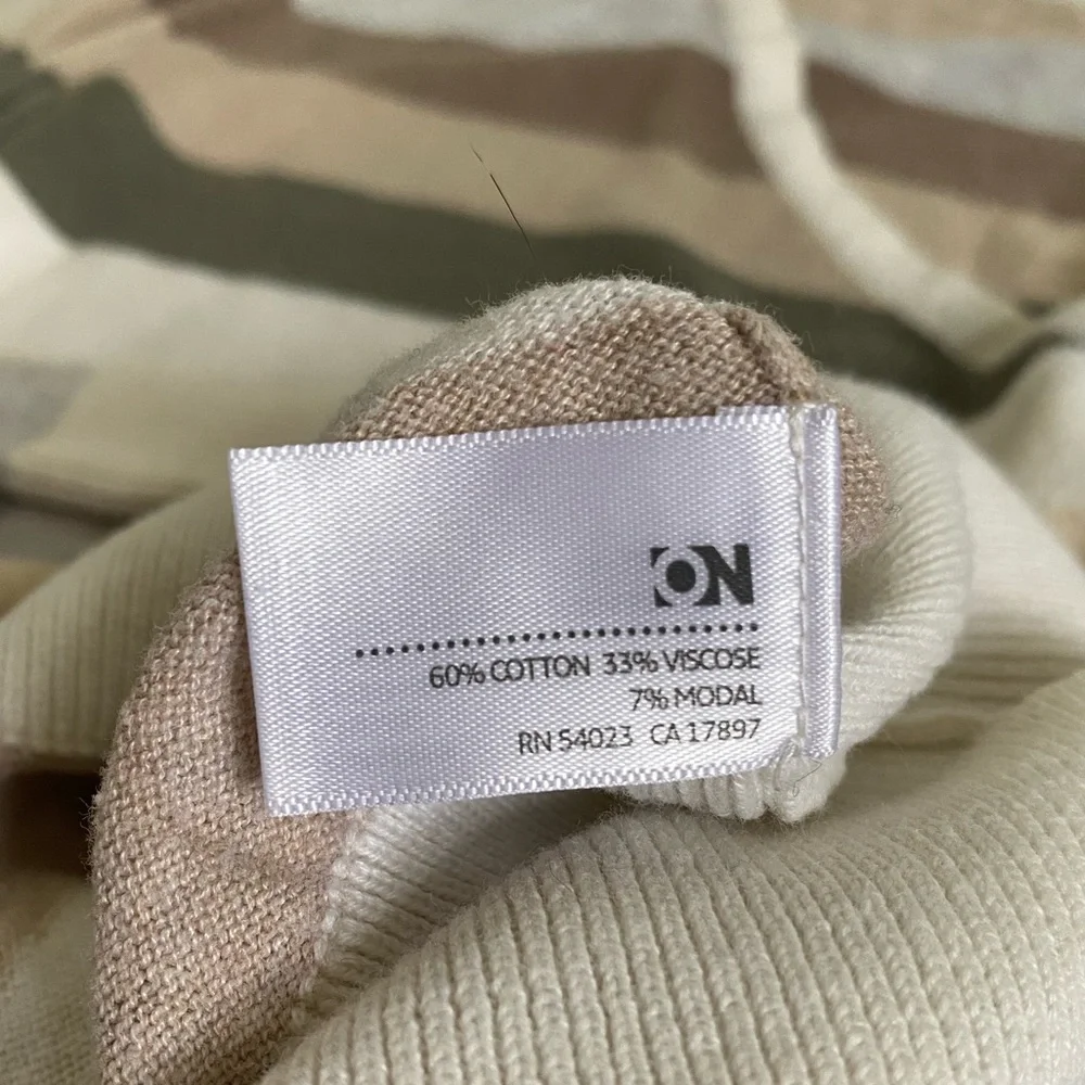 Old Navy Striped Soft V neck Sweater - Picture 4 of 5